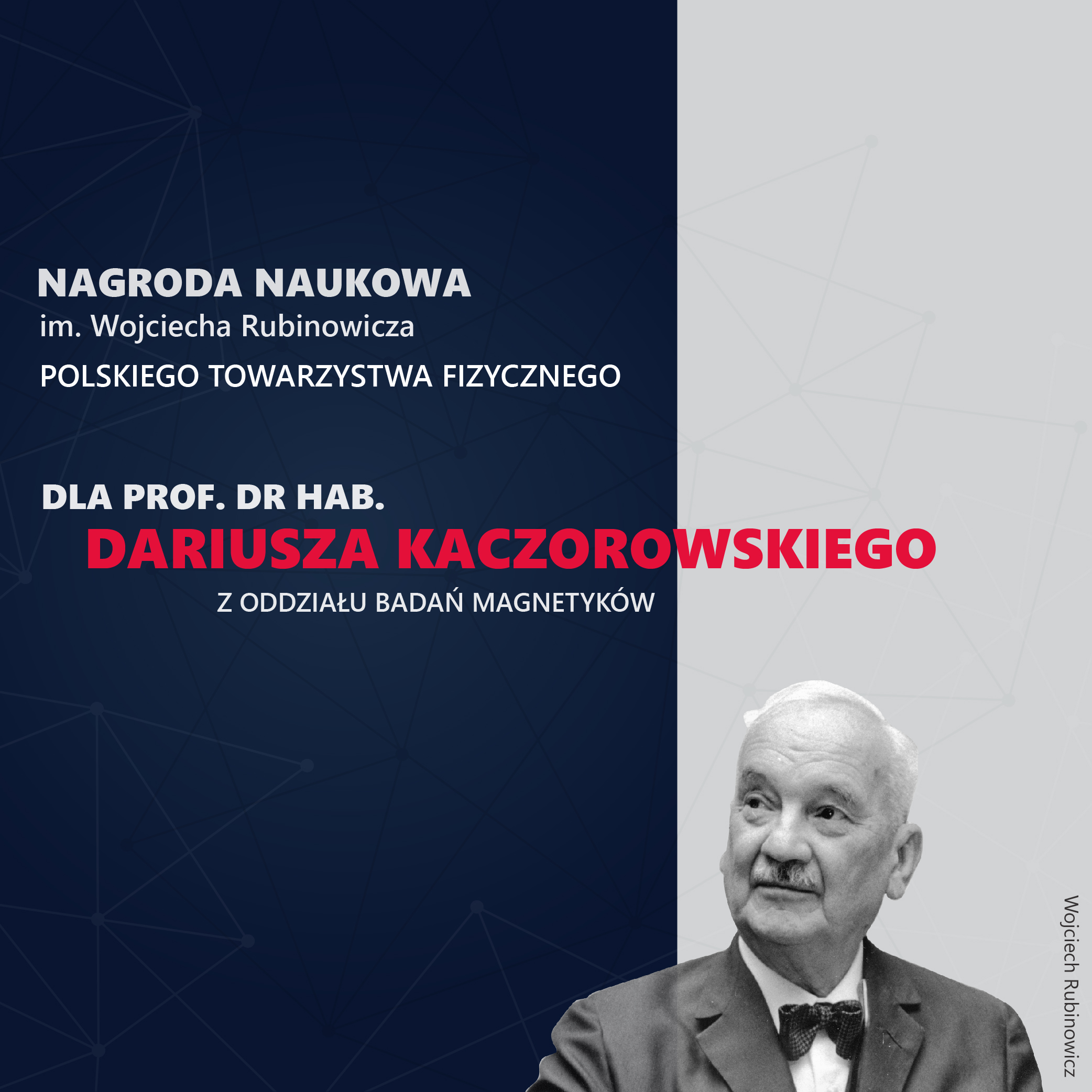 grafika Nagrody Naukowej im. Wojciecha Rubinowicza